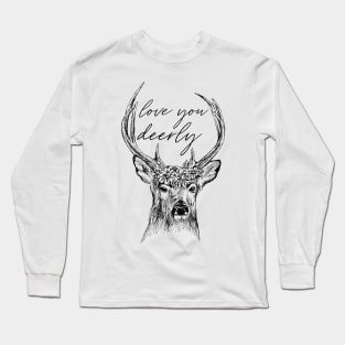 Love You Deerly Long Sleeve T-Shirt